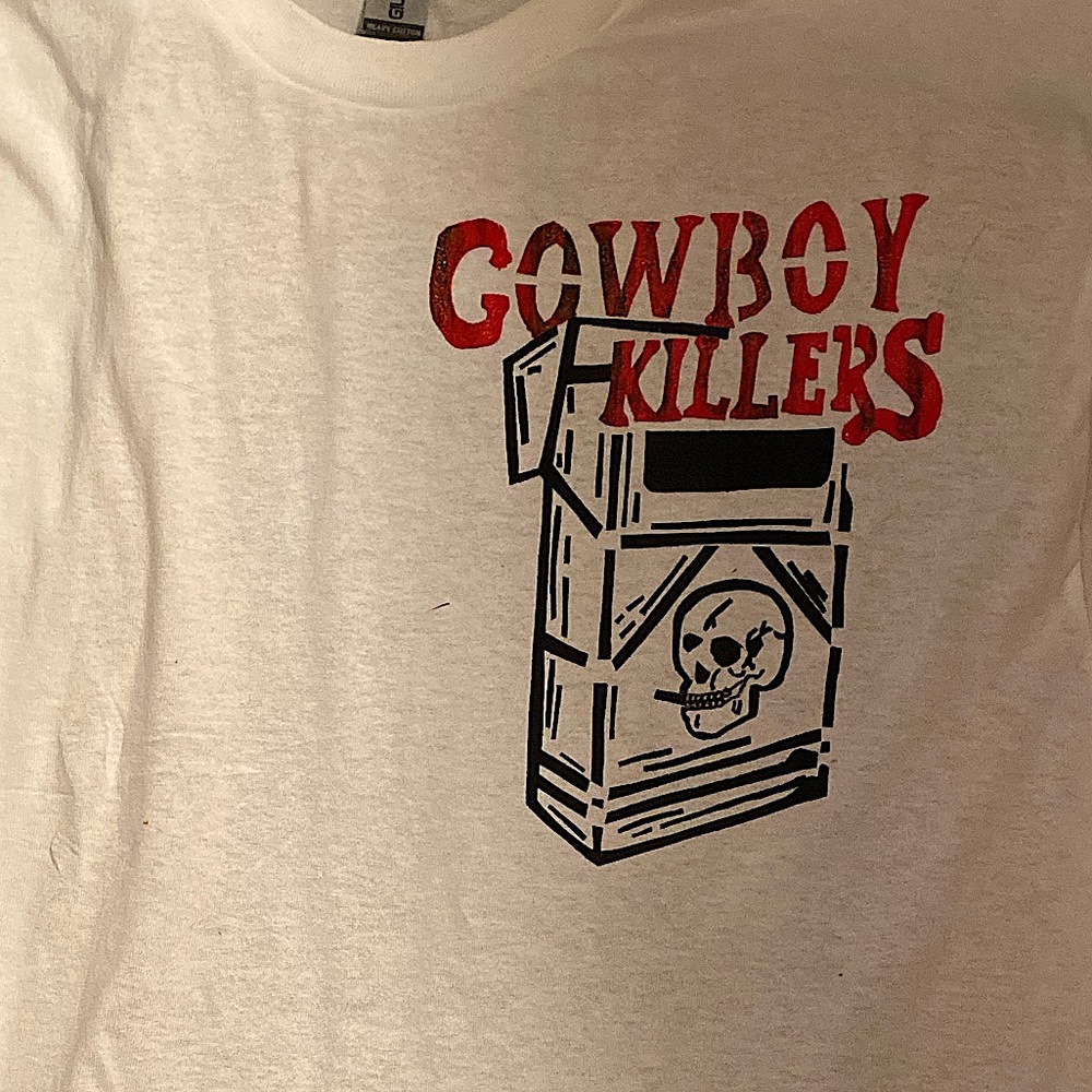 Cowboy Killers Tee. Image and shirt color are both customizable just message me!